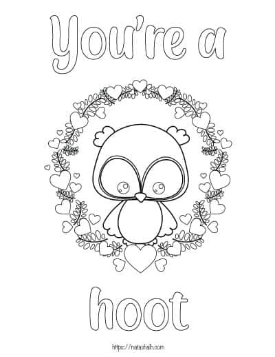 Valentines day coloring pages for kids