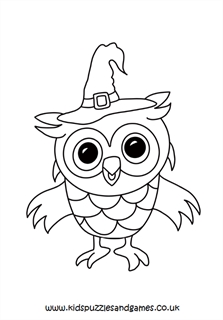 Owl witch louring