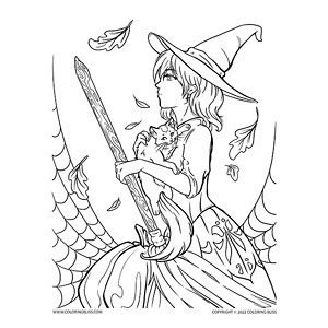 Spooky fun and creative halloween coloring pages and books