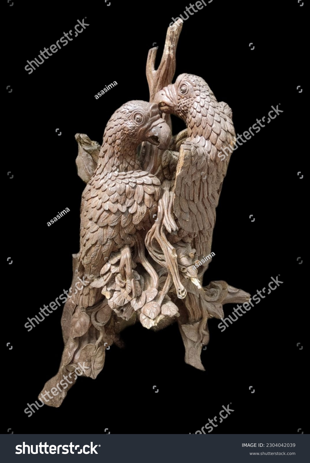 Thousand carving owl wood royalty