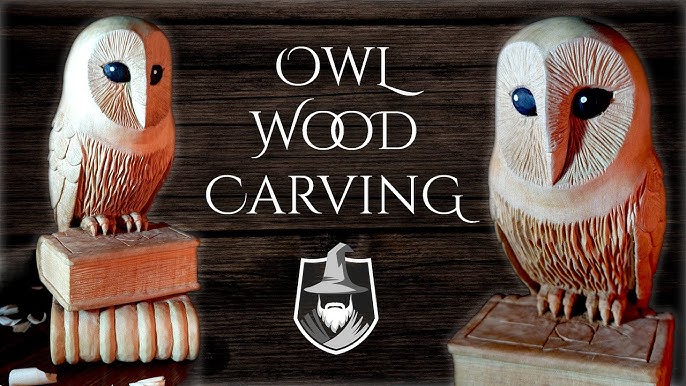 Wooden owl wings