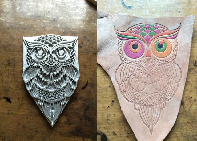 Owl pattern hand