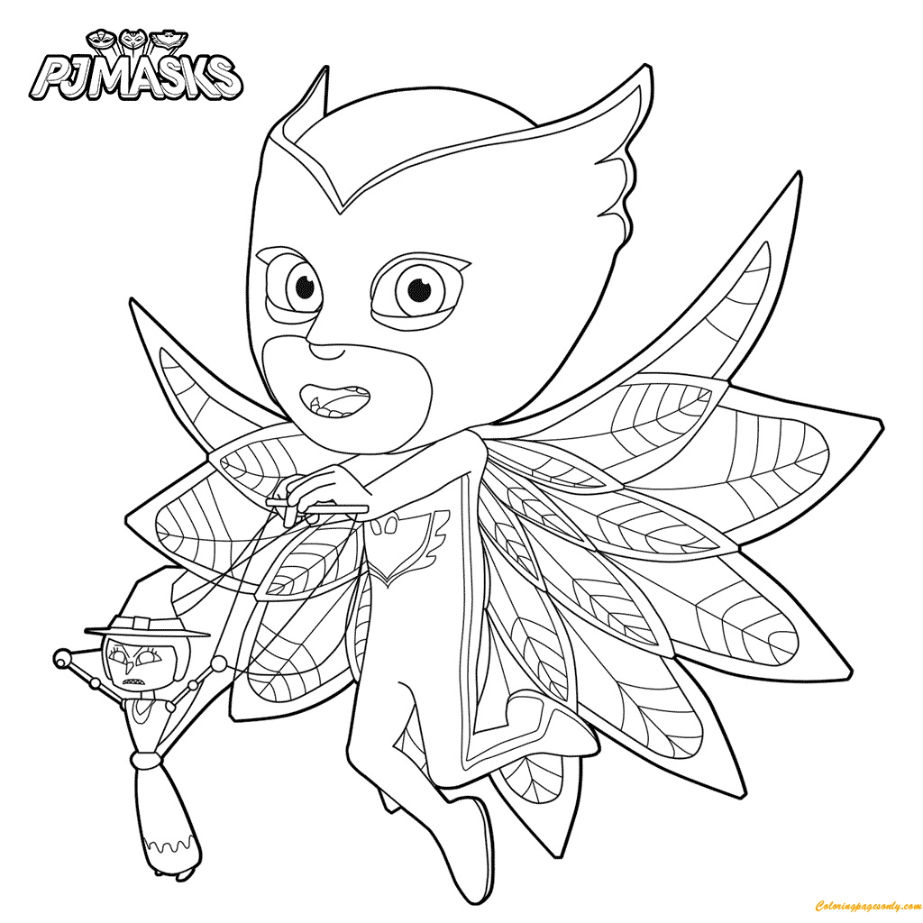 Pj masks coloring pages printable for free download