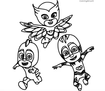 Fantastic owlette coloring pages