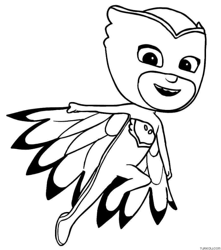 Owlette coloring page