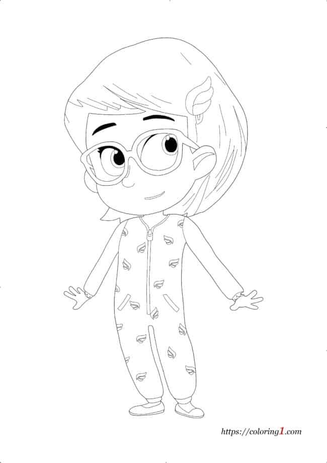 Pj masks coloring pages