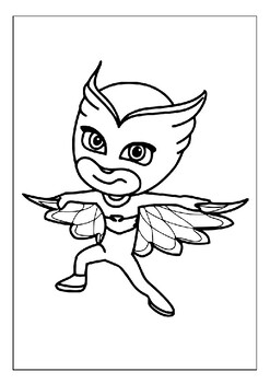 Printable pj mask coloring pages unleash boundless creativity for kids