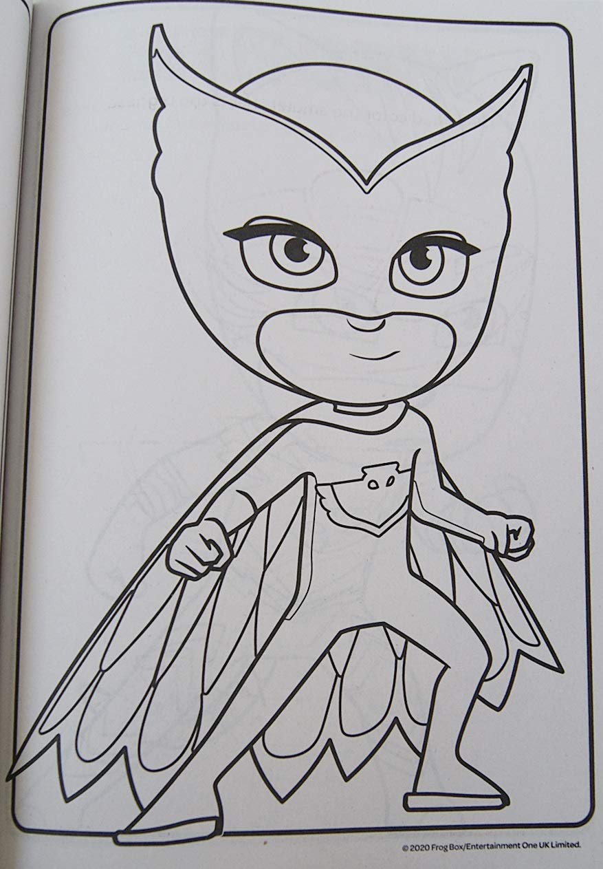 Coloring books pj masks lets save the day coloring and activity book