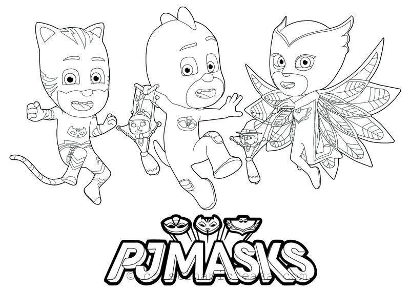 Pj masks coloring pages â coloring sheets with your heroes