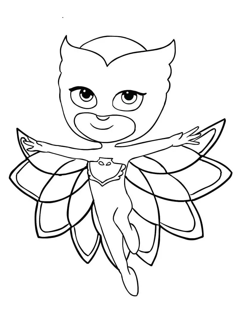 Owlette from pj masks fãrbung seite