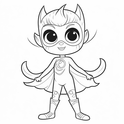 Pj masks coloring pages for free printable
