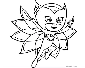 Fantastic owlette coloring pages