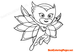 Pj masks coloring pages