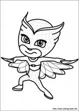 Pj masks coloring pages on coloring