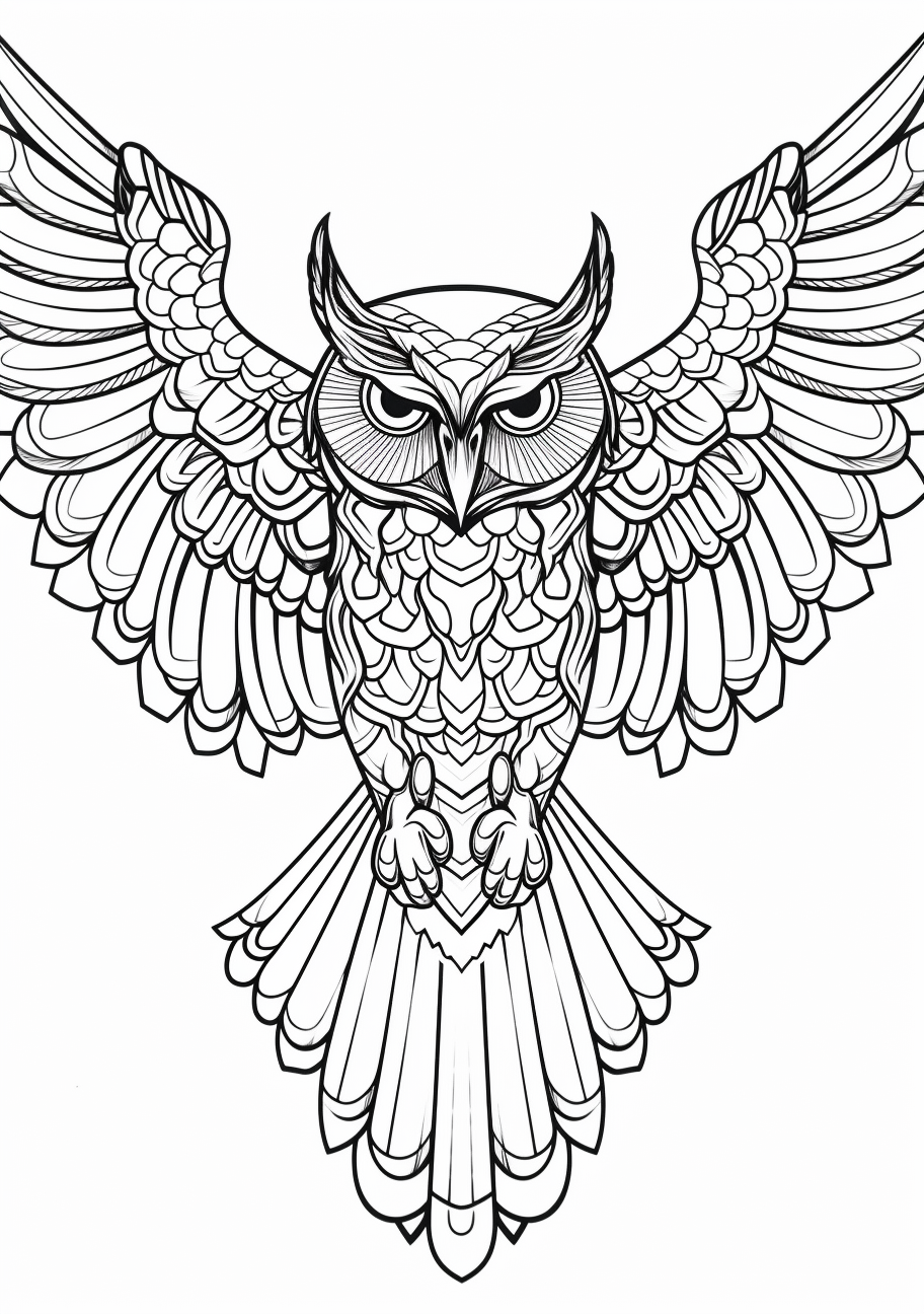 Owl coloring s