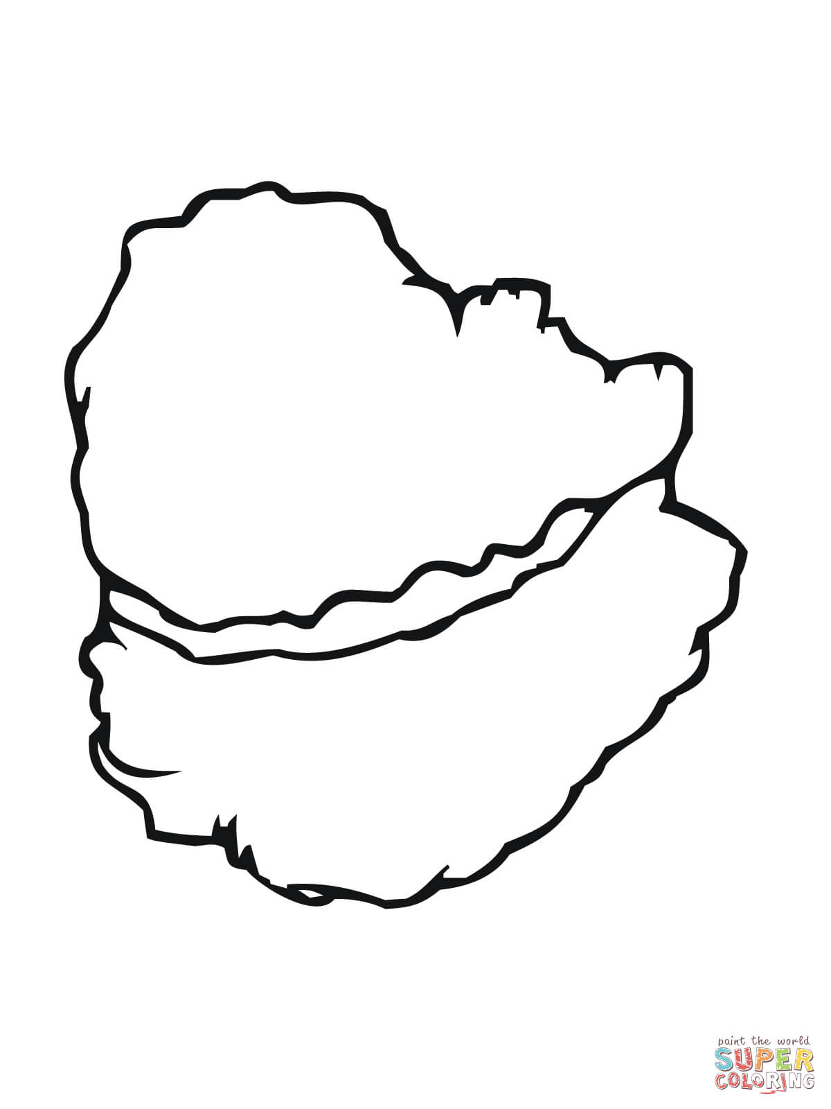 Oyster shell coloring page free printable coloring pages