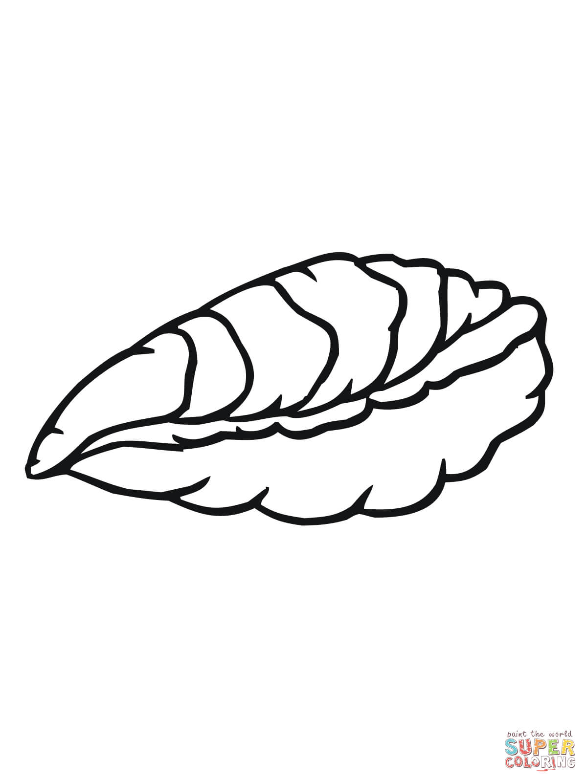 Oyster coloring page free printable coloring pages