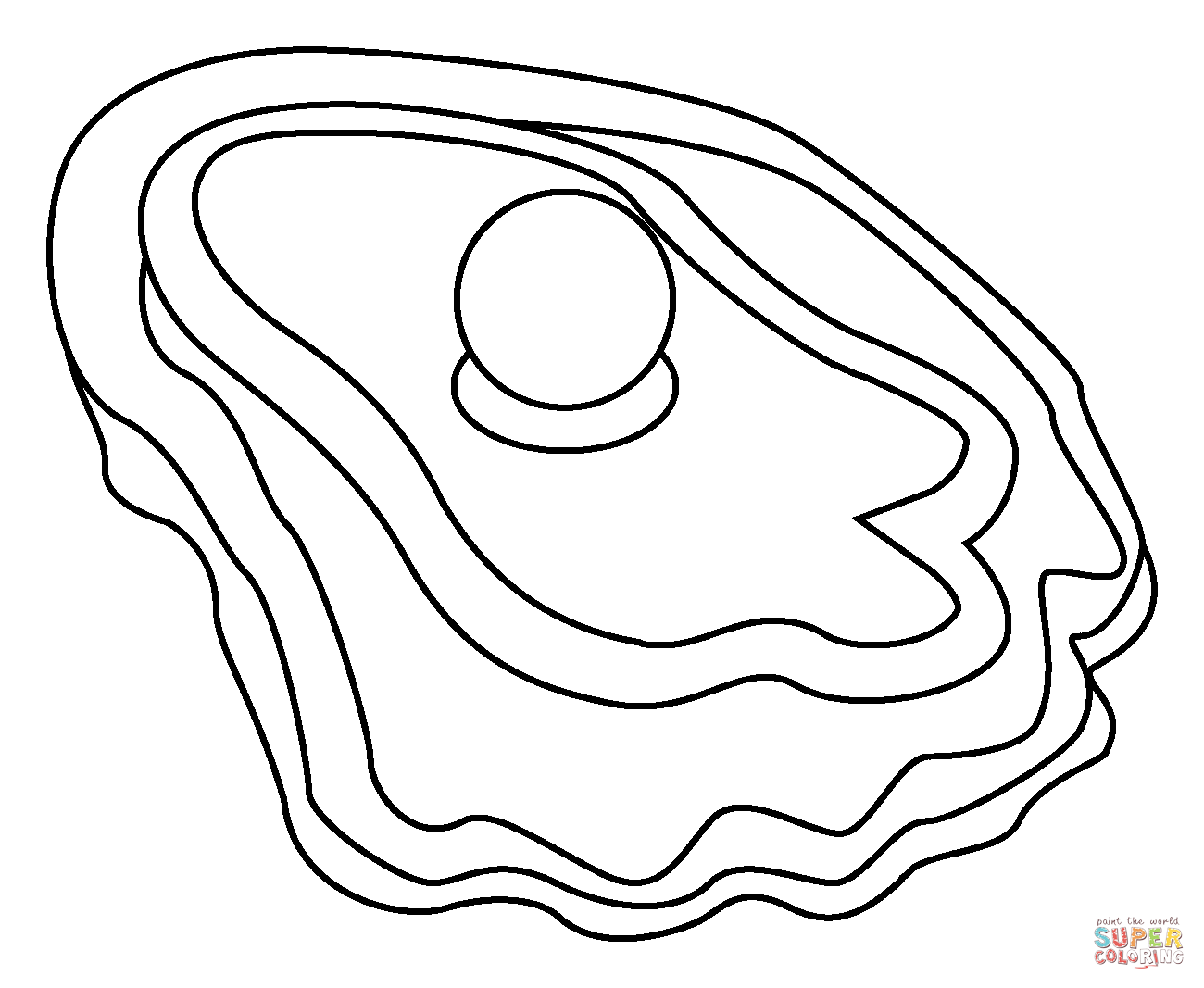 Oyster emoji coloring page free printable coloring pages