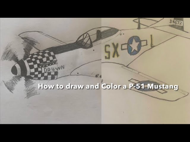 How to draw and color a p