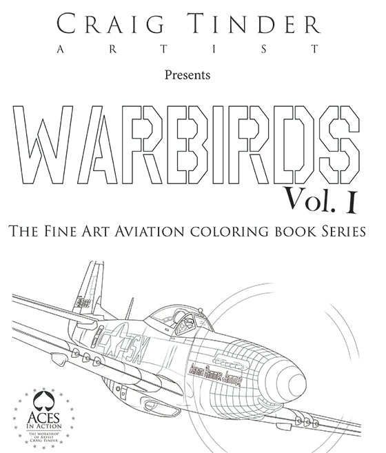 Warbirds coloring book