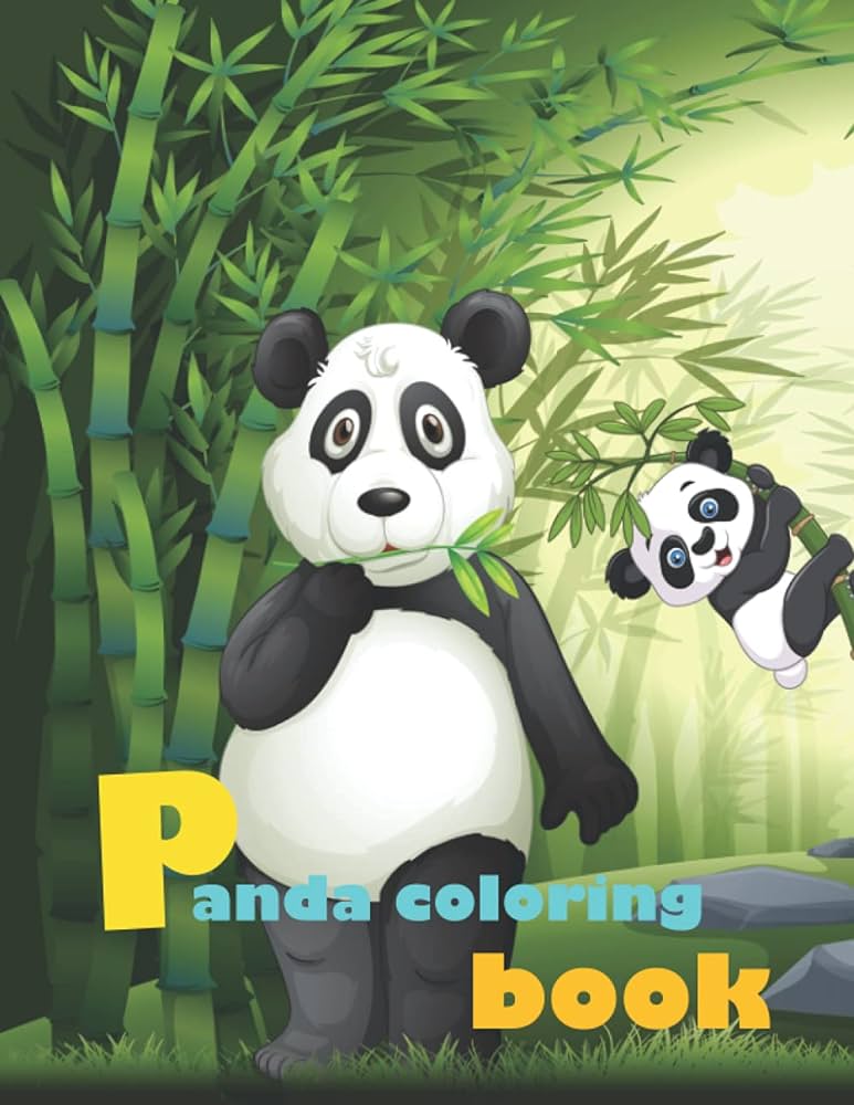 Panda coloring book funny coloring pages for toddlers who love cute pandas a coloring book with cute pandas lllustrations for stress relief relaxations harry jack books