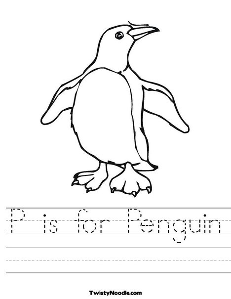 P is for penguin worksheet penguin worksheets penguin coloring pages penguins