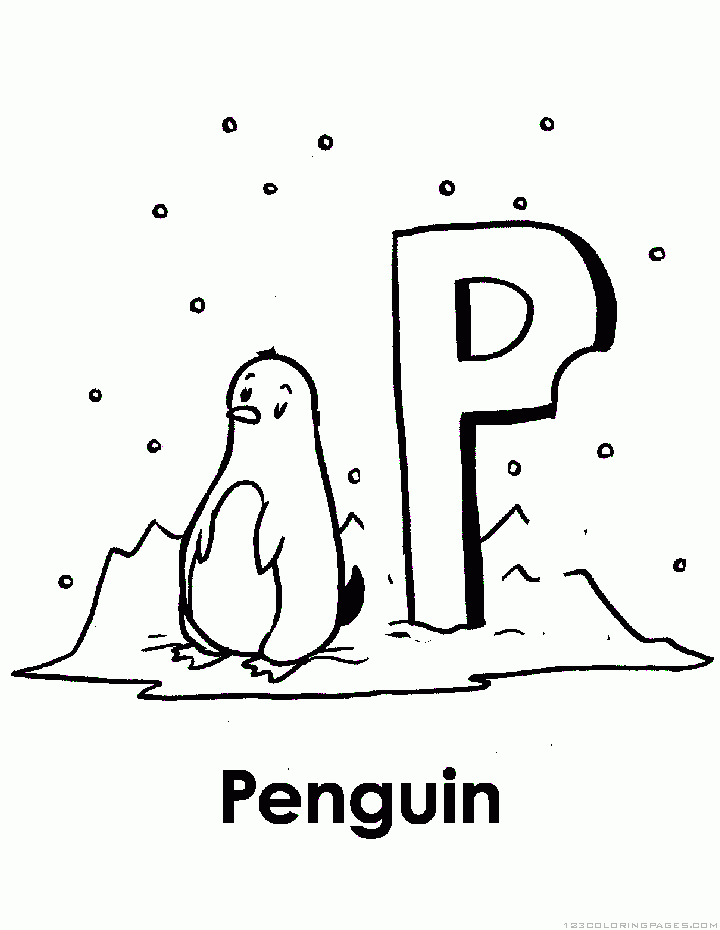 Penguin coloring pages