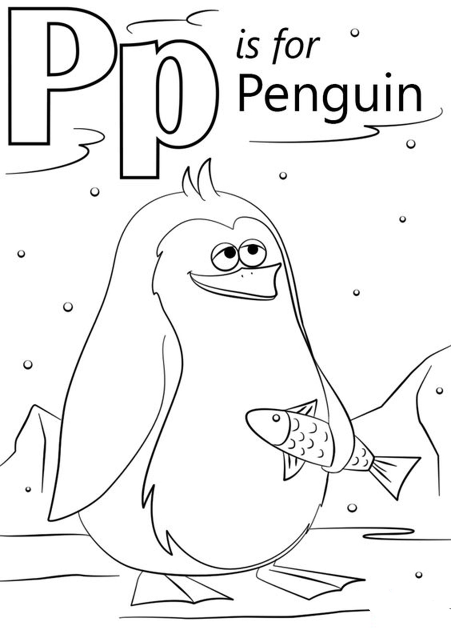 Dive into the world of penguin coloring pages