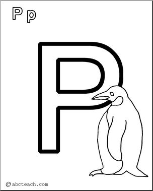 Coloring page alphabet