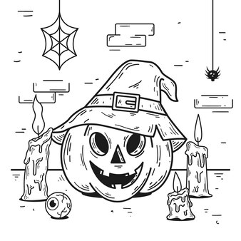 Page pumpkin coloring p images