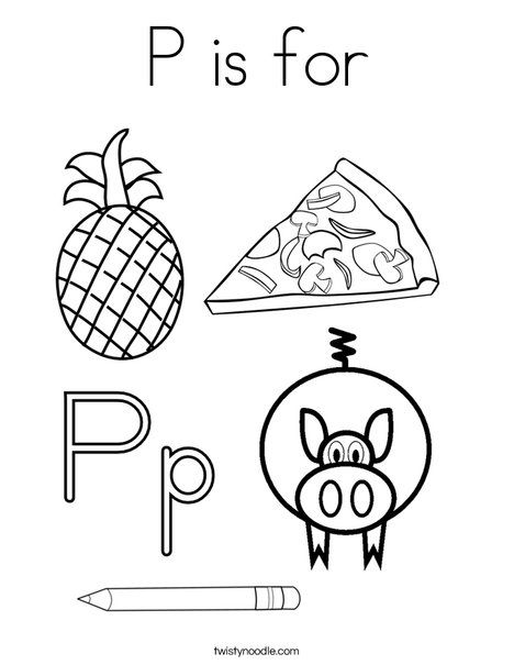 P is for coloring page alphabet coloring pages preschool letters letter p