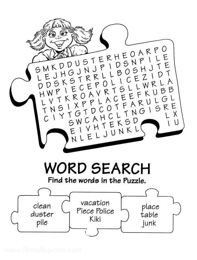 Puzzle place the coloring pages coloring books at retro reprints