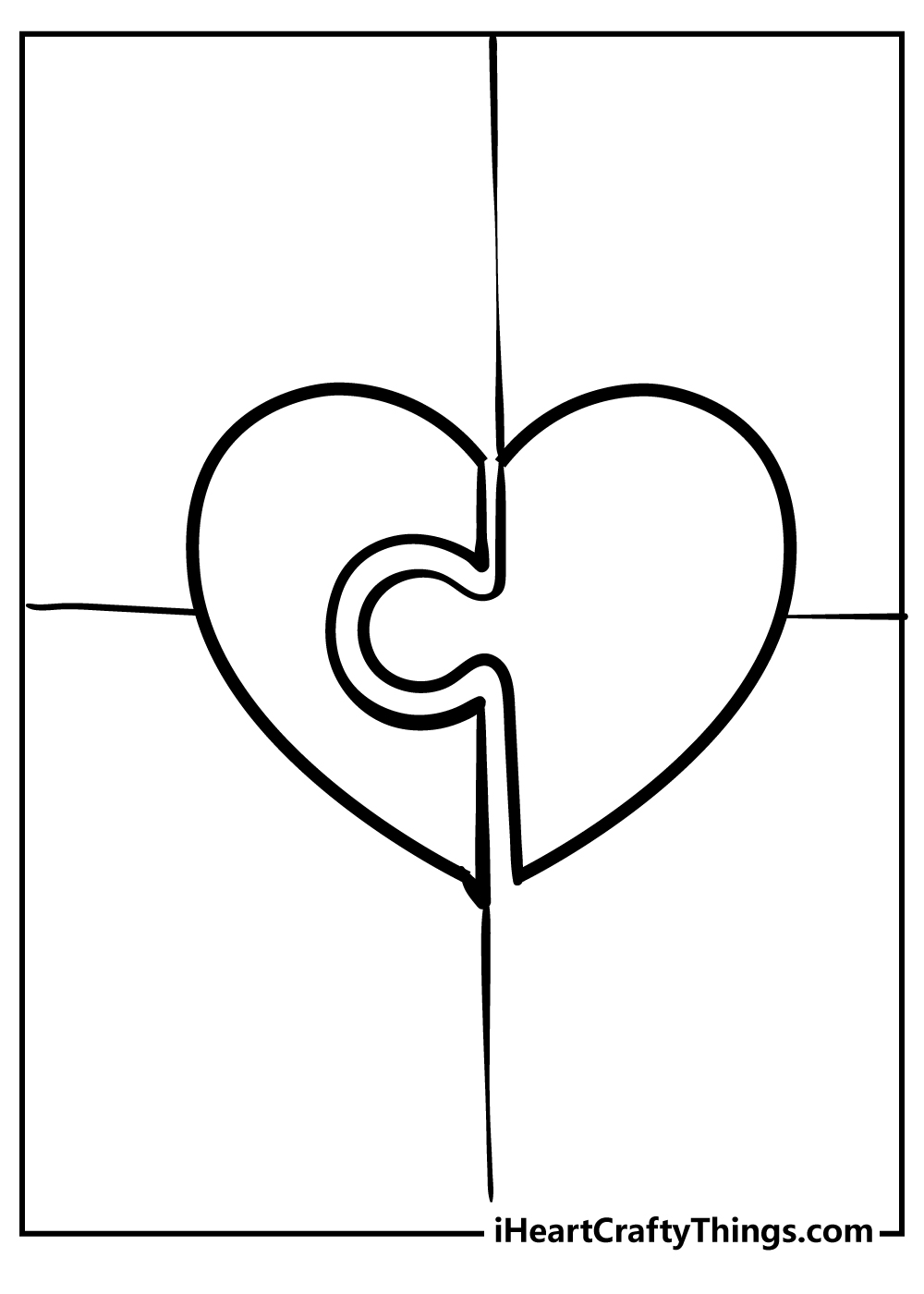 Heart coloring pages free printables