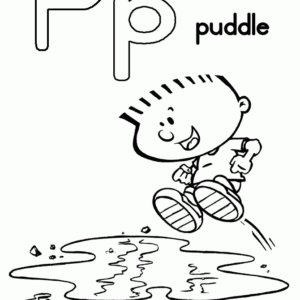 Letter p coloring pages printable for free download