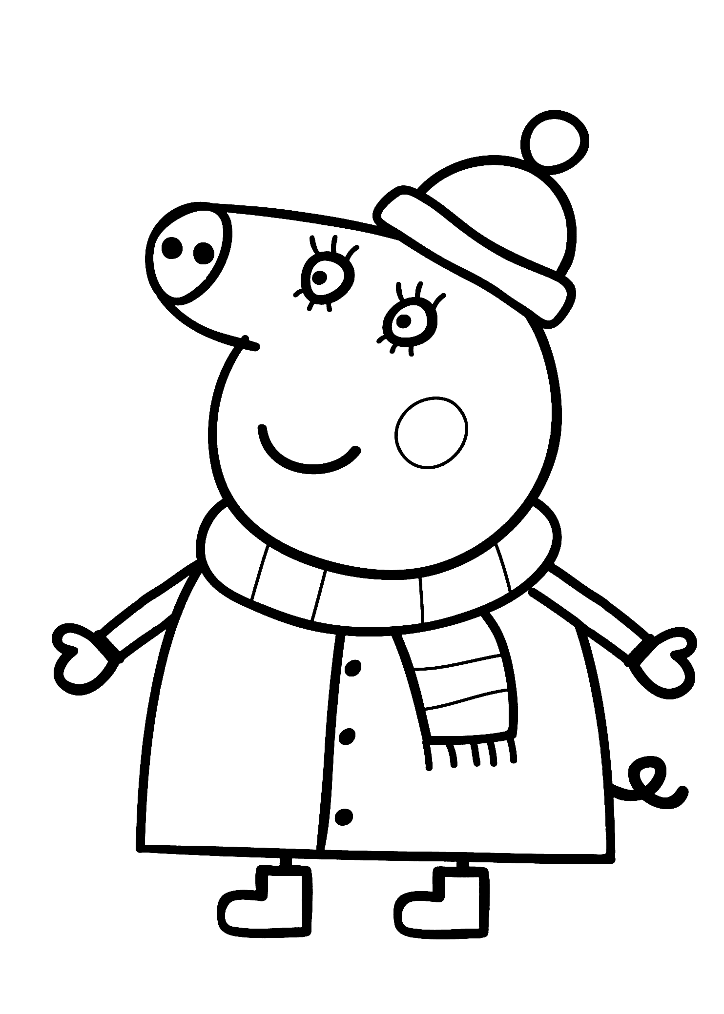 Peppa pig coloring pages