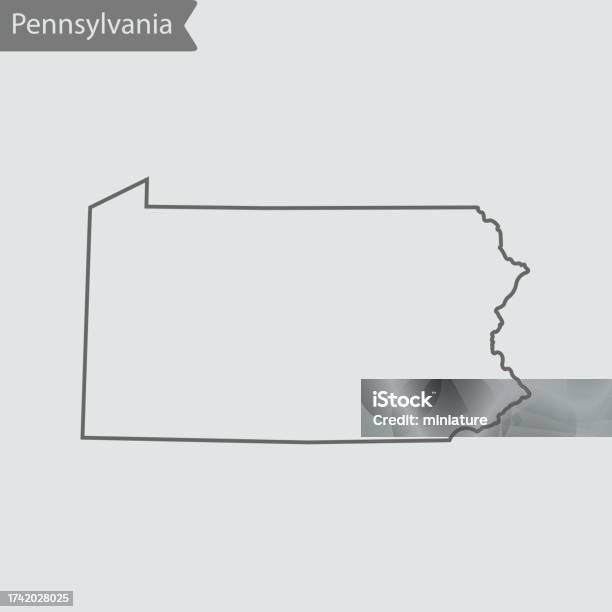 Pennsylvania stock illustration