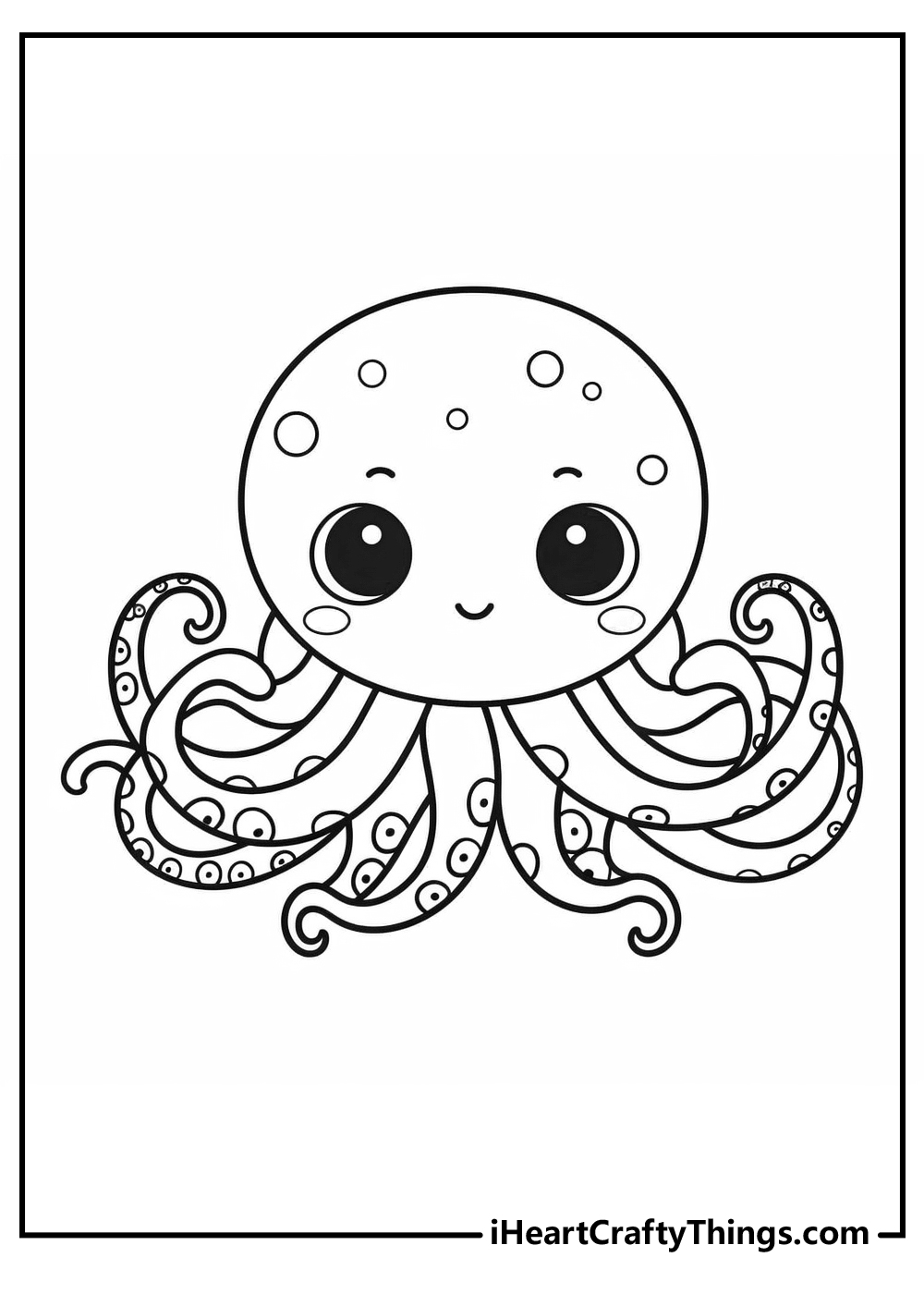 Octopus coloring pages free printables