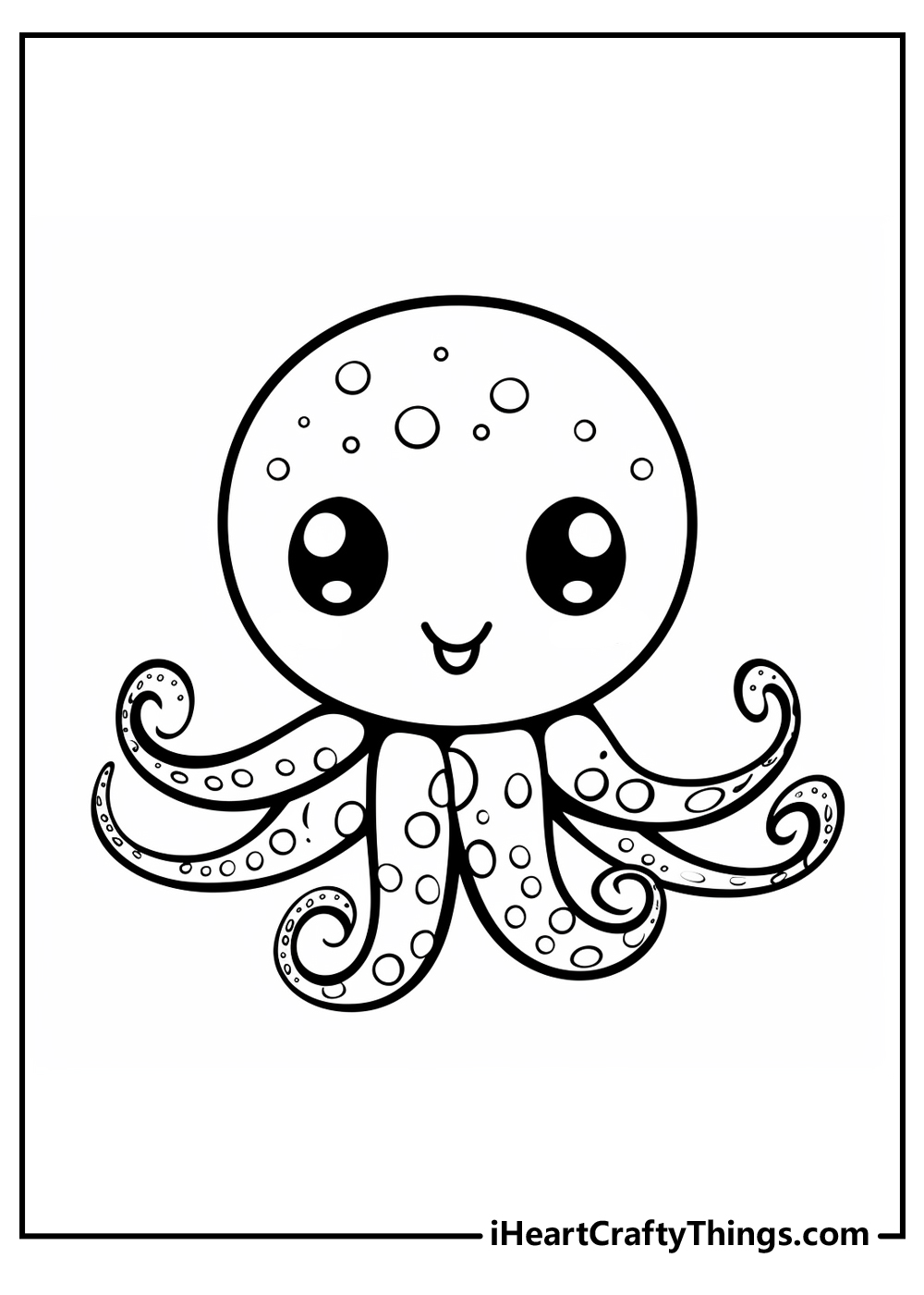 Octopus coloring pages free printables