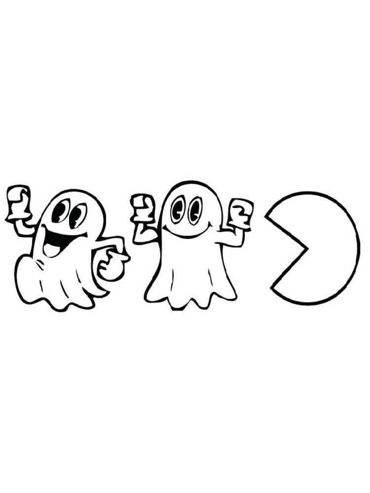 Fun and educational pacman coloring pages