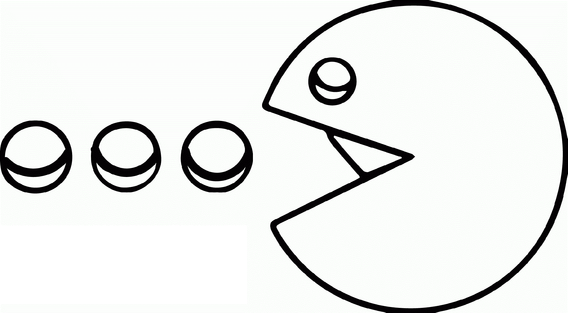 Pacman coloring pages simple educative printable coloring pages color coloring sheets for kids