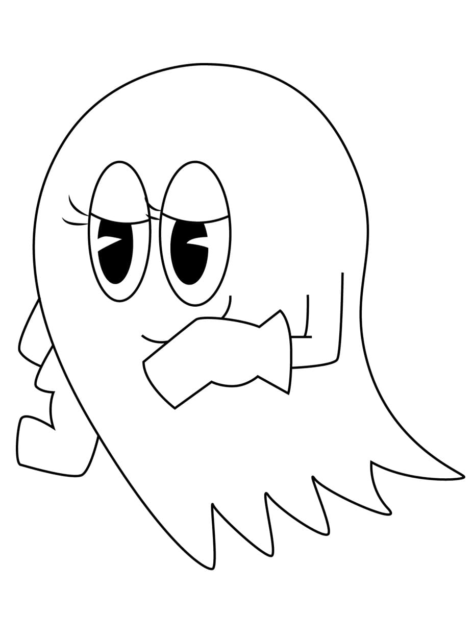 Pac man coloring pages