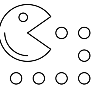 Pac man coloring pages printable for free download