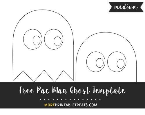 Pac man ghost template â medium ghost template pacman pacman ghost