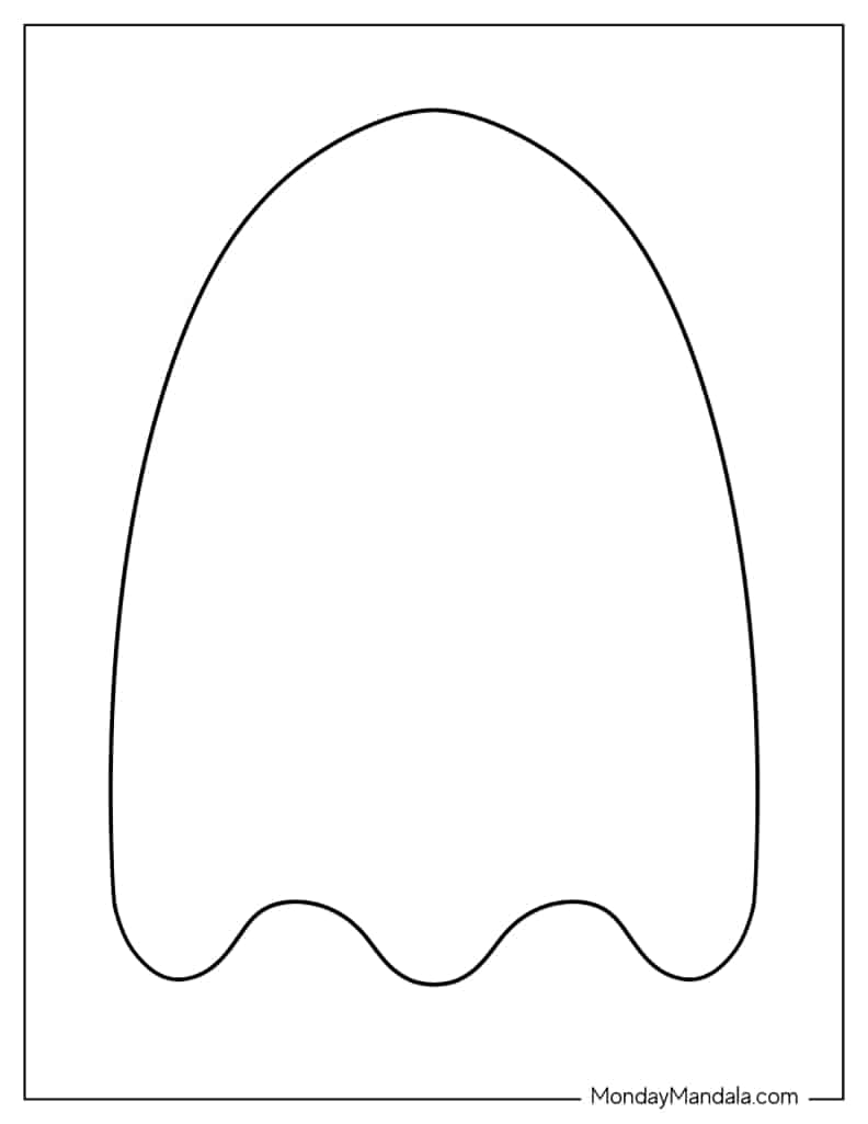 Ghost templates free pdf printables