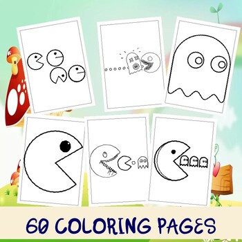 Pac man printables tpt