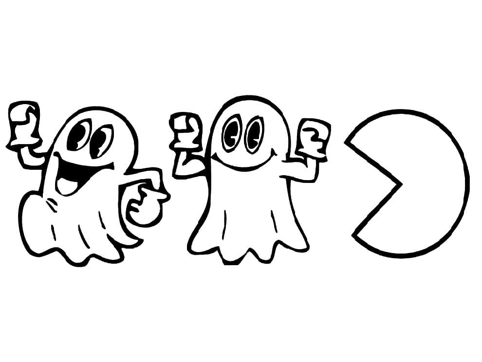 Pac man coloring pages best printable coloring pages