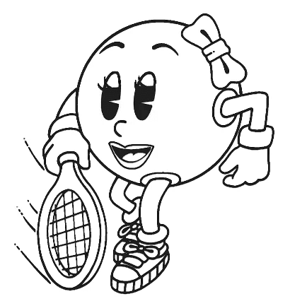 Pac man coloring pages