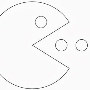 Pac man coloring pages printable for free download