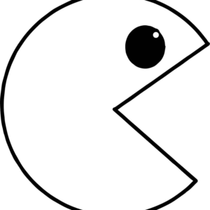 Pac man coloring pages printable for free download