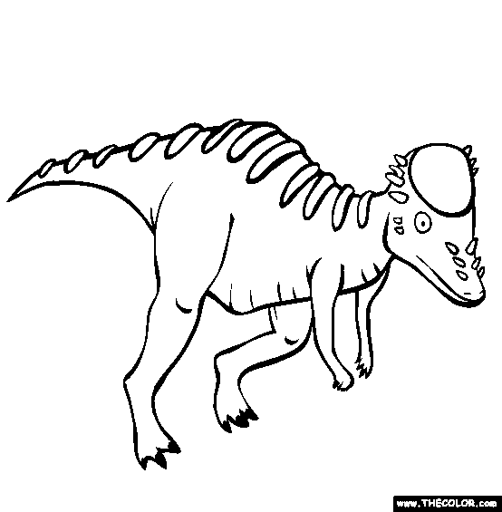 Dinosaur online coloring pages